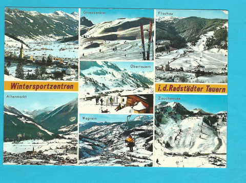 AK Wintersportzentren in den Radstädter Tauern.