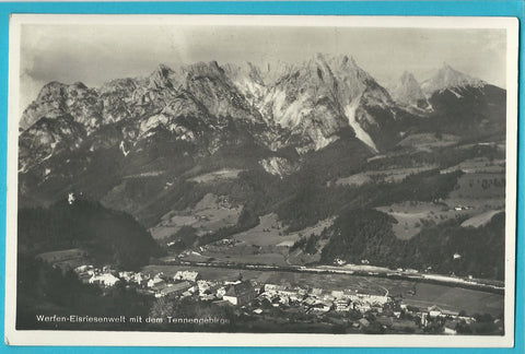 AK Werfen - Eisriesenwelt mit dem Tennengebirge.