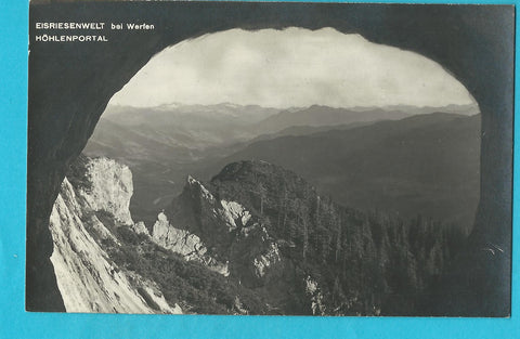AK Eisriesenwelt bei Werfen. Höhlenportal.