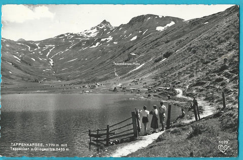 AK Tappenkarsee mit Tappenkar u. Glingspitze.