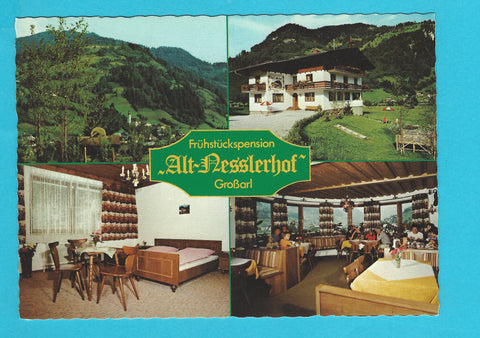 AK Großarl, Unterberg 1. Frühstückspension Alt-Nesslerhof. Fam. Hermann Neudegger.