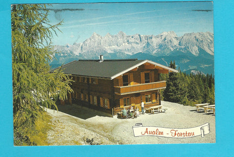 AK Forstau. Aualm. Jausenstation Mitterfager. Bes. I. u. K. Buchsteiner.