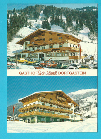AK Dorfgastein. Gasthof Schihäusl. Fam. Fankhauser-Knauseder.