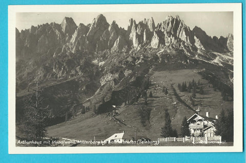 AK Arthurhaus mit Mandlwand Mitterberg.