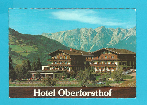 AK St. Johann im Pongau. Alpendorf 11. Gasthof Oberforsthof. Familie Höllwart.