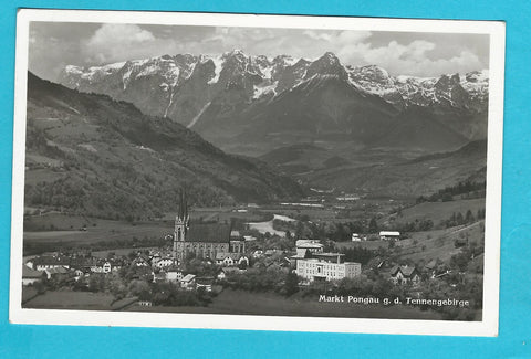 AK Markt Pongau gegen das Tennengebirge.