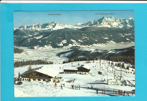 AK Skilift Grießenkaralm-Grießkareck. Skischaukel Flachau Wagrain.