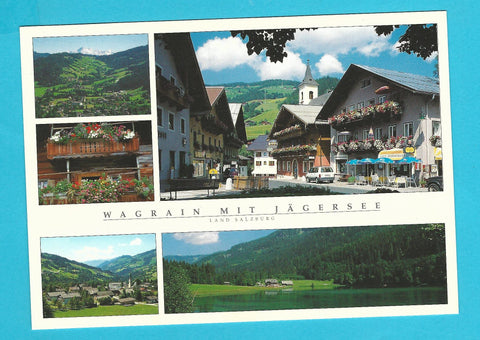 AK Wagrain mit Jägersee.