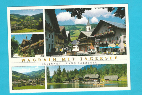 AK Wagrain mit Jägersee.