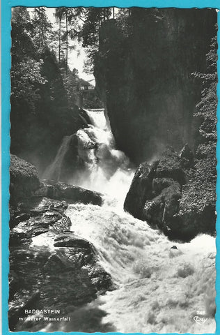 AK Bad Gastein. Mittlerer Wasserfall.