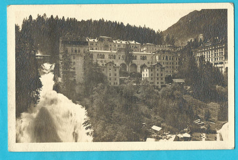 AK Badgastein, Fall und Kurhaus. (1913)