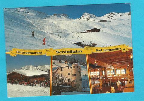 AK Bad Hofgastein. Bergrestaurant Schloßalm.