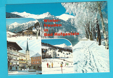 AK Winterfreuden in Bad Hofgastein.