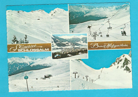 AK Bad Hofgastein. Skigebiet Schlossalm.
