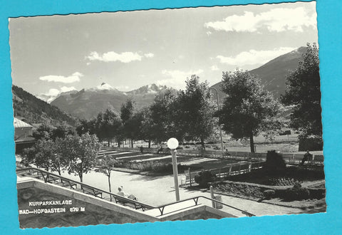 AK Bad Hofgastein. Kurparkanlage.
