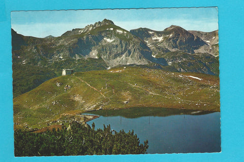 AK Radstädter Tauern. Grünwaldsee mit Bergstation des Grünwaldkopf-Sesselliftes.