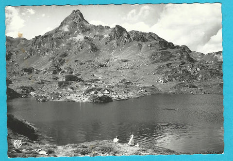 AK Radstädter Tauern. Krummschnabel-Badesee mit Seekarspitze.