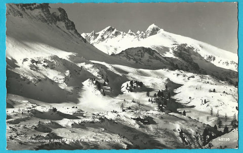 AK Schiparadies Radstädter Tauern mit Zehnerkar. (1961)