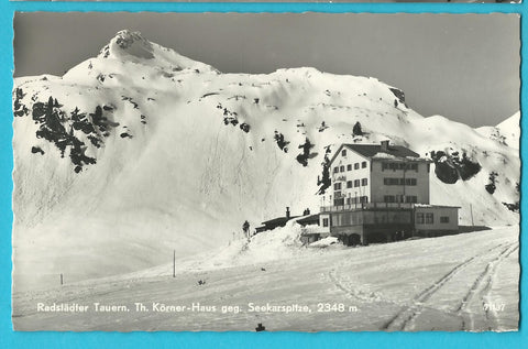 AK Radstädter Tauern. Th. Körner-Haus geg. Seekarspitze. (1960)