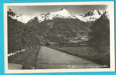 AK Gasteinerache mit Hohen-Tauern. (1950)