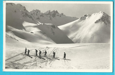 AK Bad Hofgastein. Skiparadies Schloßalm. (1952)