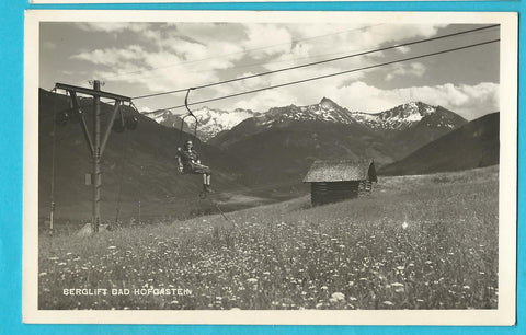 AK Bad Hofgastein. Berglift. (1950)