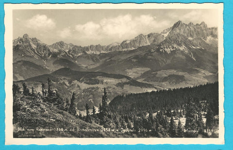 AK Blick vom Roßbrand auf Bischofsmütze.