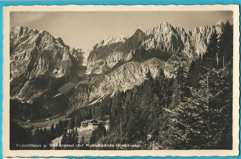 AK Rupertihaus g. Wetterwand und Manndlwände (Hochkönig) (1936)