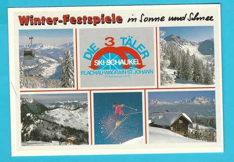 AK Flachau - Wagrain - St. Johann. Die 3 Täler Ski Schaukel.