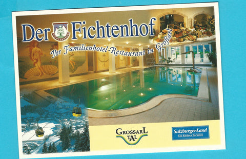AK Großarl. Der Fichtenhof Hotel-Restaurant.
