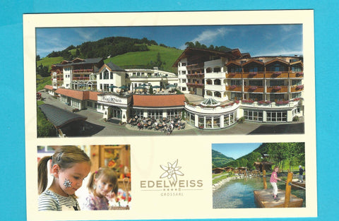 AK Großarl. Hotel Edelweiss. Fam. Hettegger, Unterberg 83.