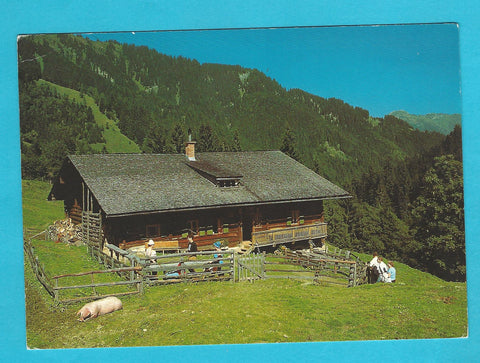 AK Aigenalm. Paulhütte. Familie Kreuzer.