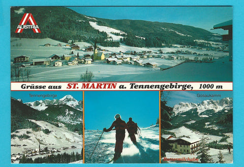 AK Grüsse aus St. Martin am Tennengebirge.