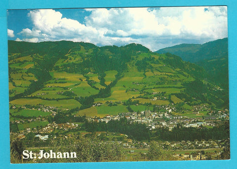 AK St. Johann mit seinem Alpendorf.