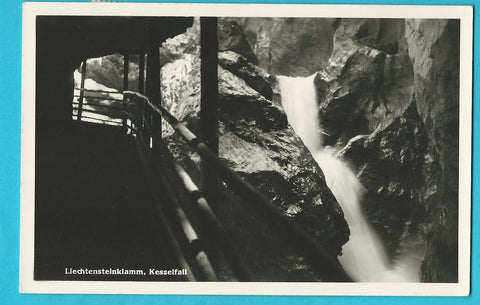 AK Liechtensteinklamm, Kesselfall. (1937)
