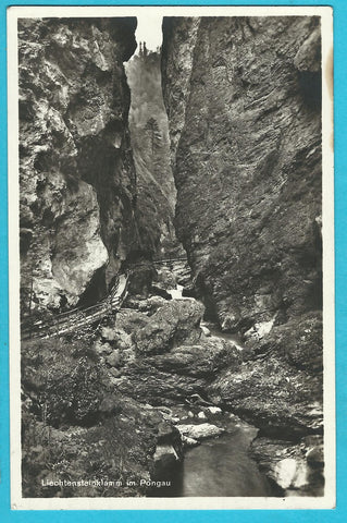 AK Liechtensteinklamm im Pongau. (1929-30)