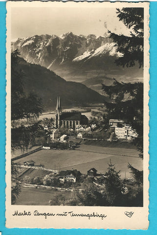 AK Markt Pongau mit Tennengebirge.