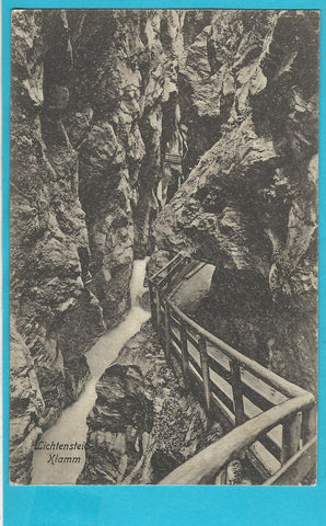 AK Liechtensteinklamm. (1923)