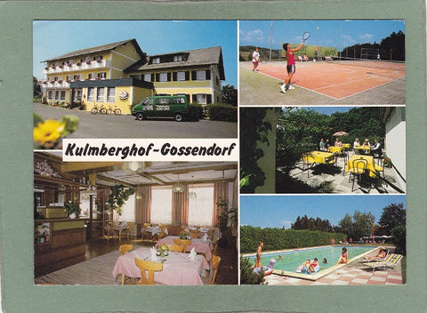 AK Gossendorf 5. Fasthof Pension Kulmberghof. Fam. Gölles-Ladenhaufen.