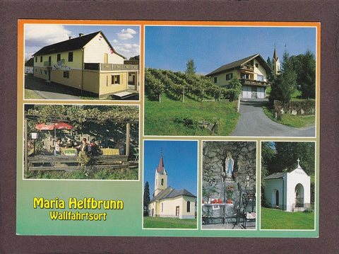 AK Martin Fauster. Gasthaus. Ratschendorf 2. Maria Helfbrunn. Wallfahrtsort.
