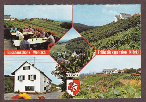 AK Klöch. Buschenschank Wonisch. Hochwarth, Klöch 65. Kaufhaus und Frühstückspensi