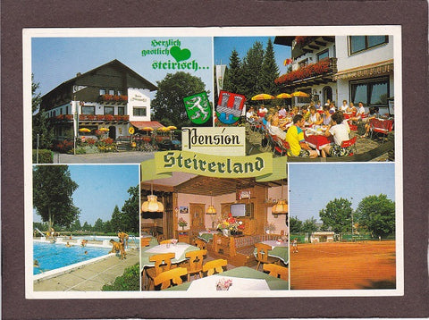 AK Mureck. Gasthof Pension Steirerland. Bes. Familie Troicher.