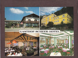 AK Bad Gleichenberg 36. Hotel Zur Emmaquelle Scheer – Tropper. Gasthof Sche
