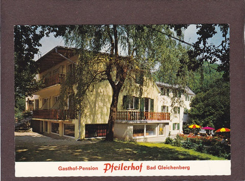 AK Bad Gleichenberg. Gasthof Pension Pfeilerhof.