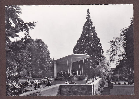 AK Kurort Bad Gleichenberg. Musik-Terrasse mit Wellingtonia. (1969)