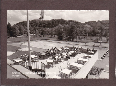 AK Grenz- u. Kurstadt Radkersburg. Parkbad.