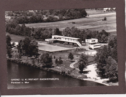 AK Grenz- u. Kurstadt Radkersburg. Parkbad und Mur.
