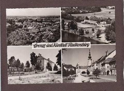 AK Grenz- u. Kurstadt Radkersburg.
