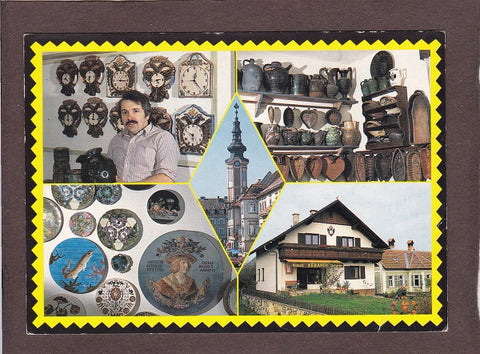 AK Bad Radkersburg. K & K Keramik Fam. Gombocz, Laafeld 76.