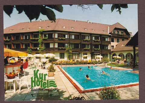 AK Bad Radkersburg. Kurhotel. Werbekarte.